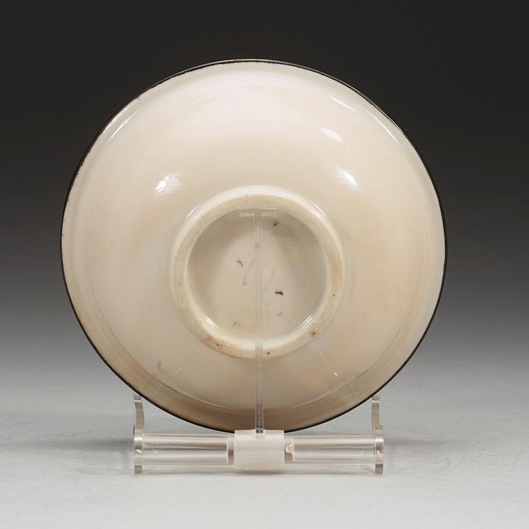 A blanc de chine bowl, Ming dynastin (1368-1643).