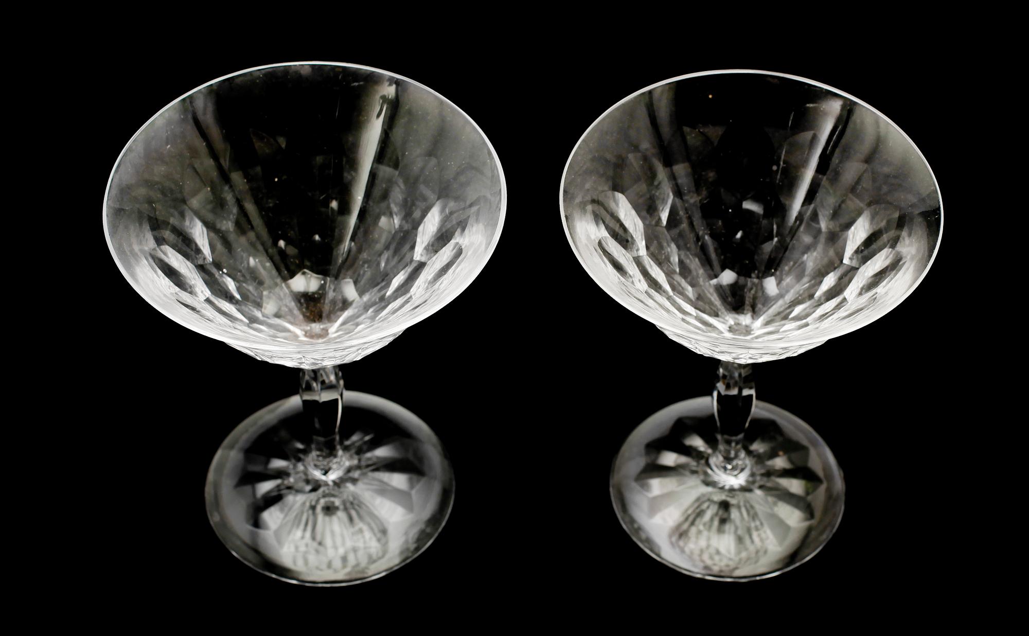 COCKTAILGLAS, 7 st, "Gate", Simon Gate, Orrefors.