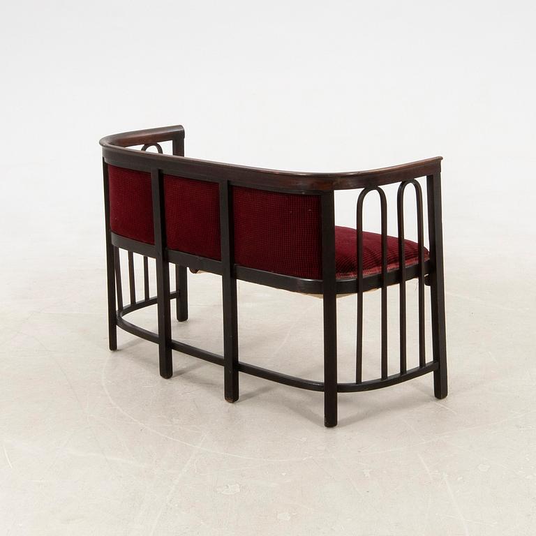 Sofa set attributed to Josef Hoffmann, early 20th century.