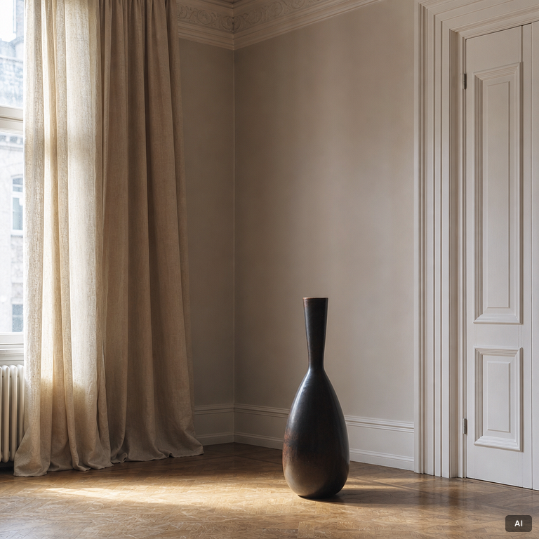 Carl-Harry Stålhane, a stoneware floor vase, Rörstrand, model SGB.