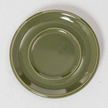 Hilkka-Liisa Ahola, tekoppar med fat, 4 st, Arabia, Finland.