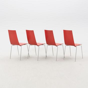 A set of four 'Cobra' chairs by Mattias Ljungren for Källemo.