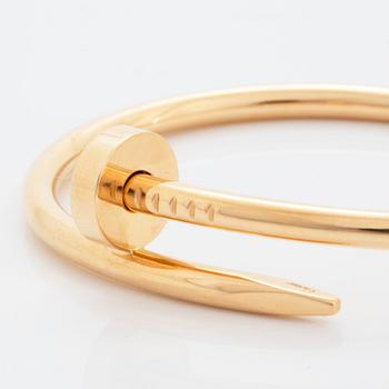 A Cartier "Juste en Clou" bracelet in 18K gold.