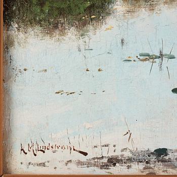 Arvid Mauritz Lindström, Autumn landscape.