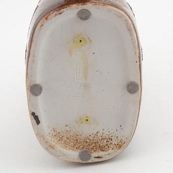 Stig Lindberg, a stoneware bottle, Gustavsberg Studio, signed.