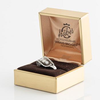 Ring med briljantslipade diamanter totalt ca 1.25 ct.