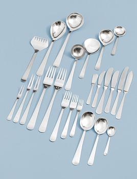 1126. A set of Wiwen Nilsson flatware, 107 pieces, Lund 1946-71.