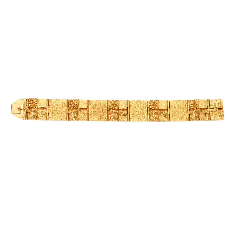 A Björn Weckström 18k gold bracelet, Lapponia, Finland.