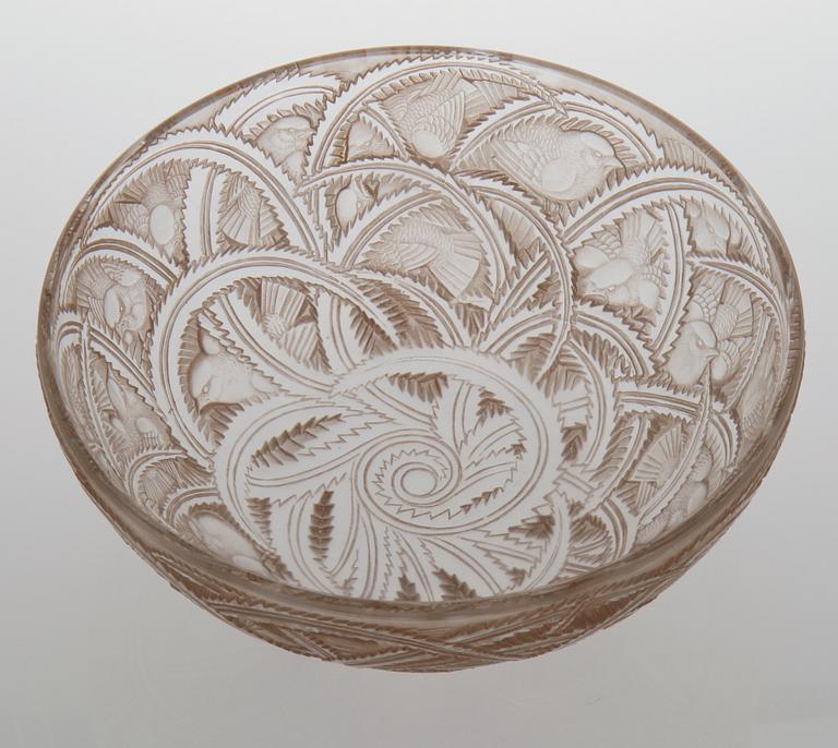 SKÅL, glas, Lalique, 1900-talets andra hälft.