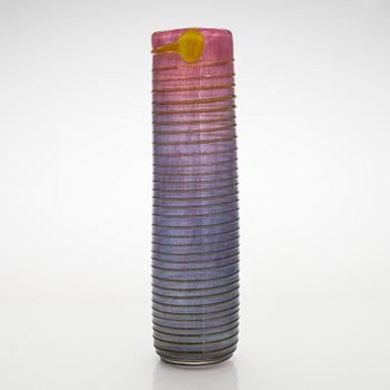 Tiina Nordström, konstglas, signerad Tiina Nordström, Nuutajärvi.