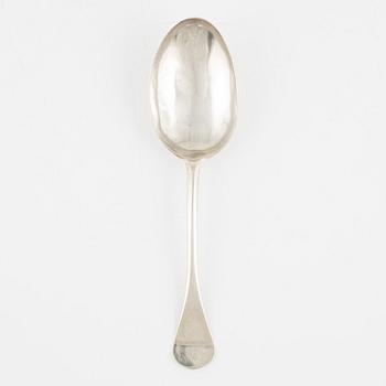 A Swedish Silver Rat-Tail Spoon, mark of Magnus Myrman, Norrköping before 1735.