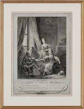 KOPPARSTICK, 2 st, Freudeberg, efter, 1800-tal.