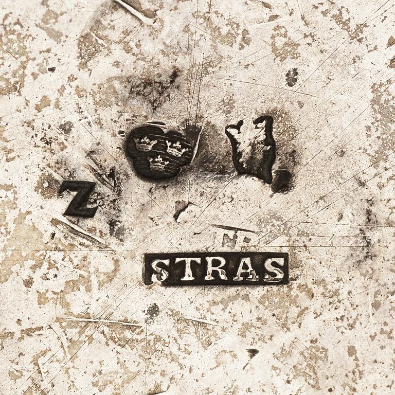 KAFFEKANNA, av Johan Stras, Stockholm 1782. Gustaviansk.