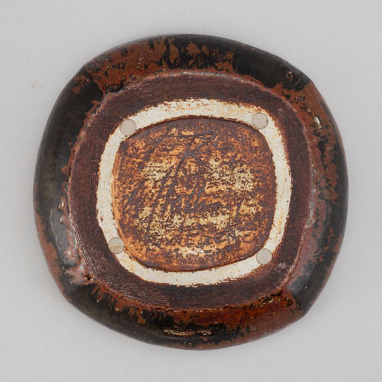 CARL-HARRY STÅLHANE, a stoneware dish, Rörstrand.