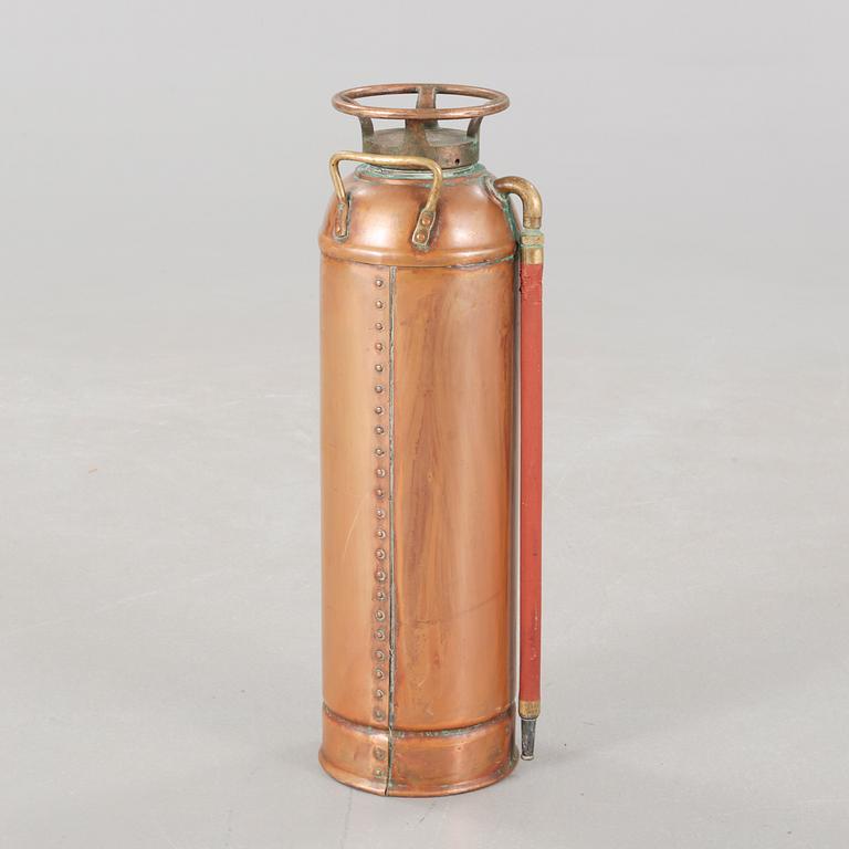 A fire-extinguisher from the first half of the 20th century.