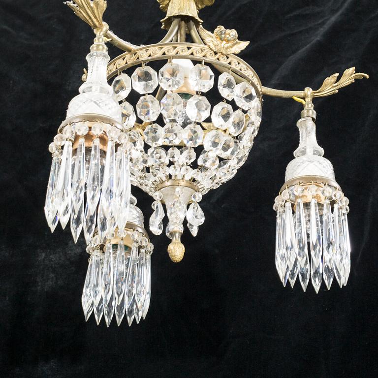 A ceiling lamp, first half of the 20th century.