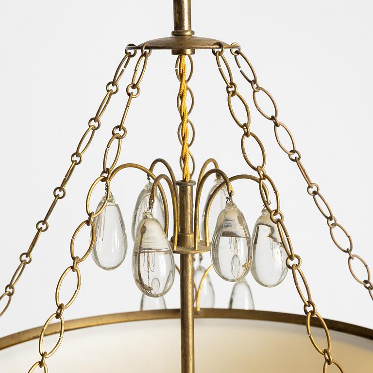 Bertil Brisborg, a ceiling lamp model 32072, Nordiska Kompaniet, 1940s.