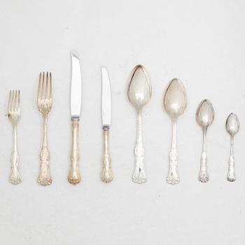 A Swedish silver cutlery set, 'Prins Albert', GAB, Eskilstuna ( 59 pieces).
