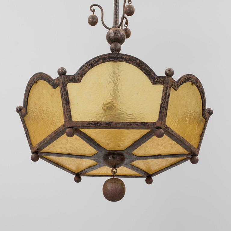 A CEILING LIGHT, first half of the 20th century.
