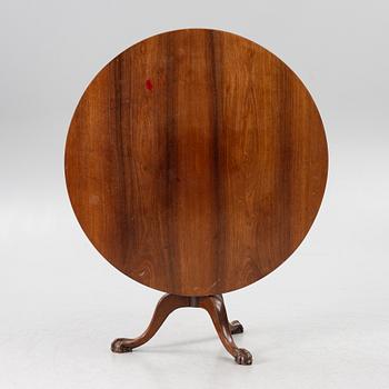 A folding table, England, late 19th Century.