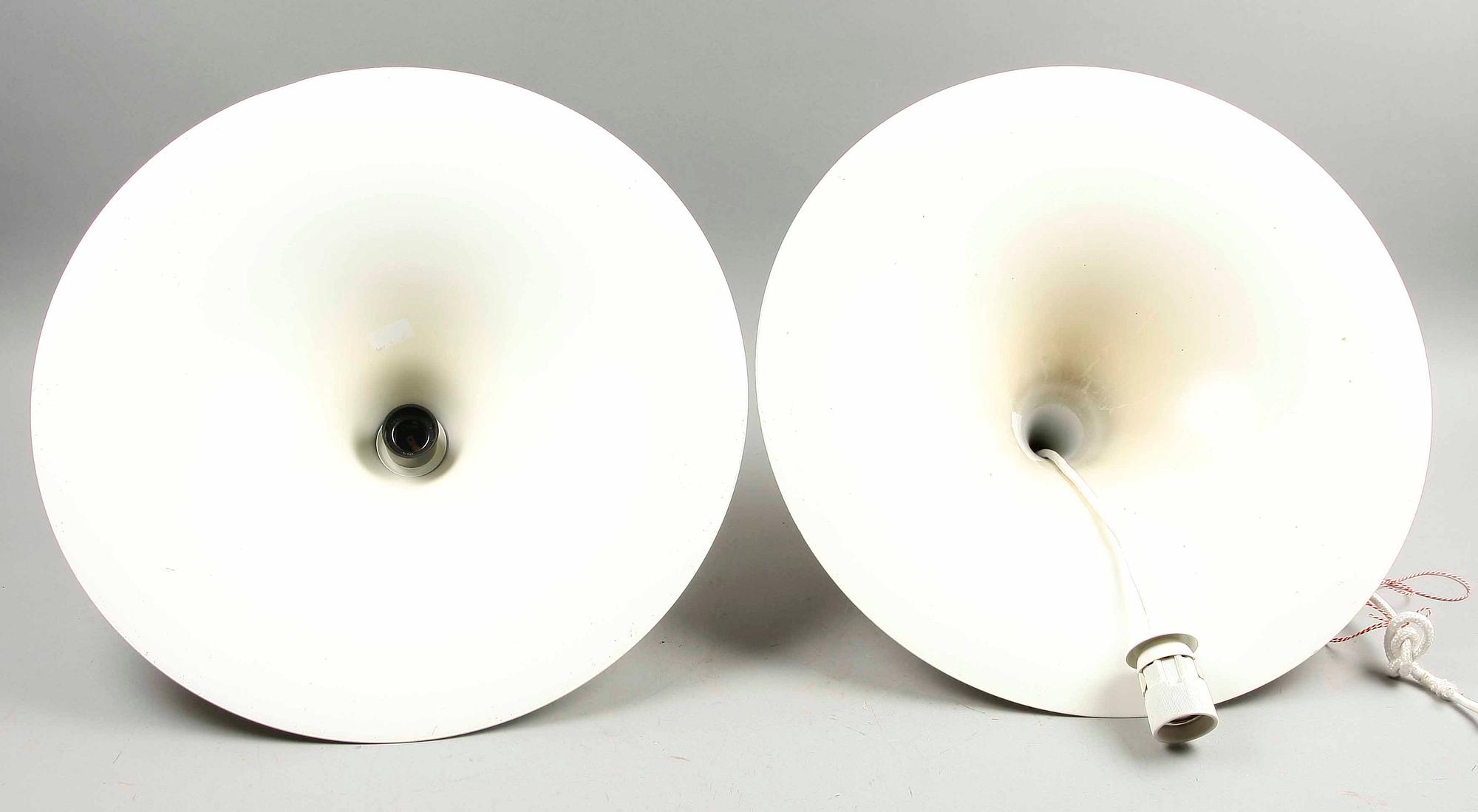 TAKLAMPOR, ett par, "Semi", Fogh & Mörup, Danmark, diam 47.