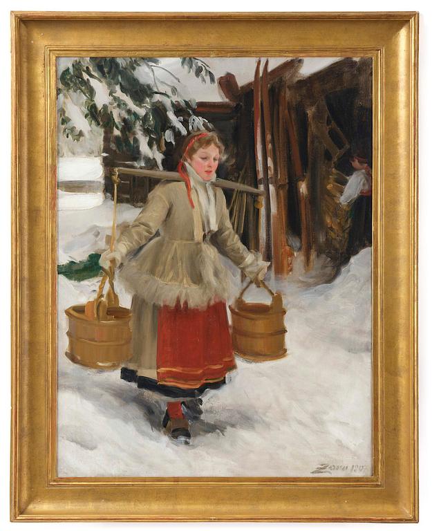 Anders Zorn, "Hämta vatten" ("The Water Pails").