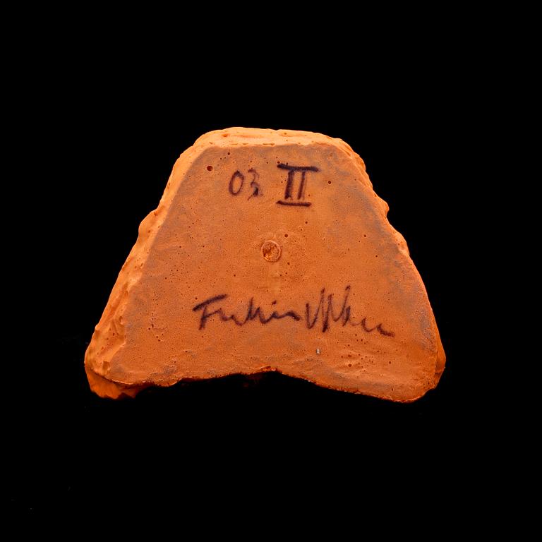 FREDRIK WRETMAN, skulptur, polyuretan, sign och dat 03 II.