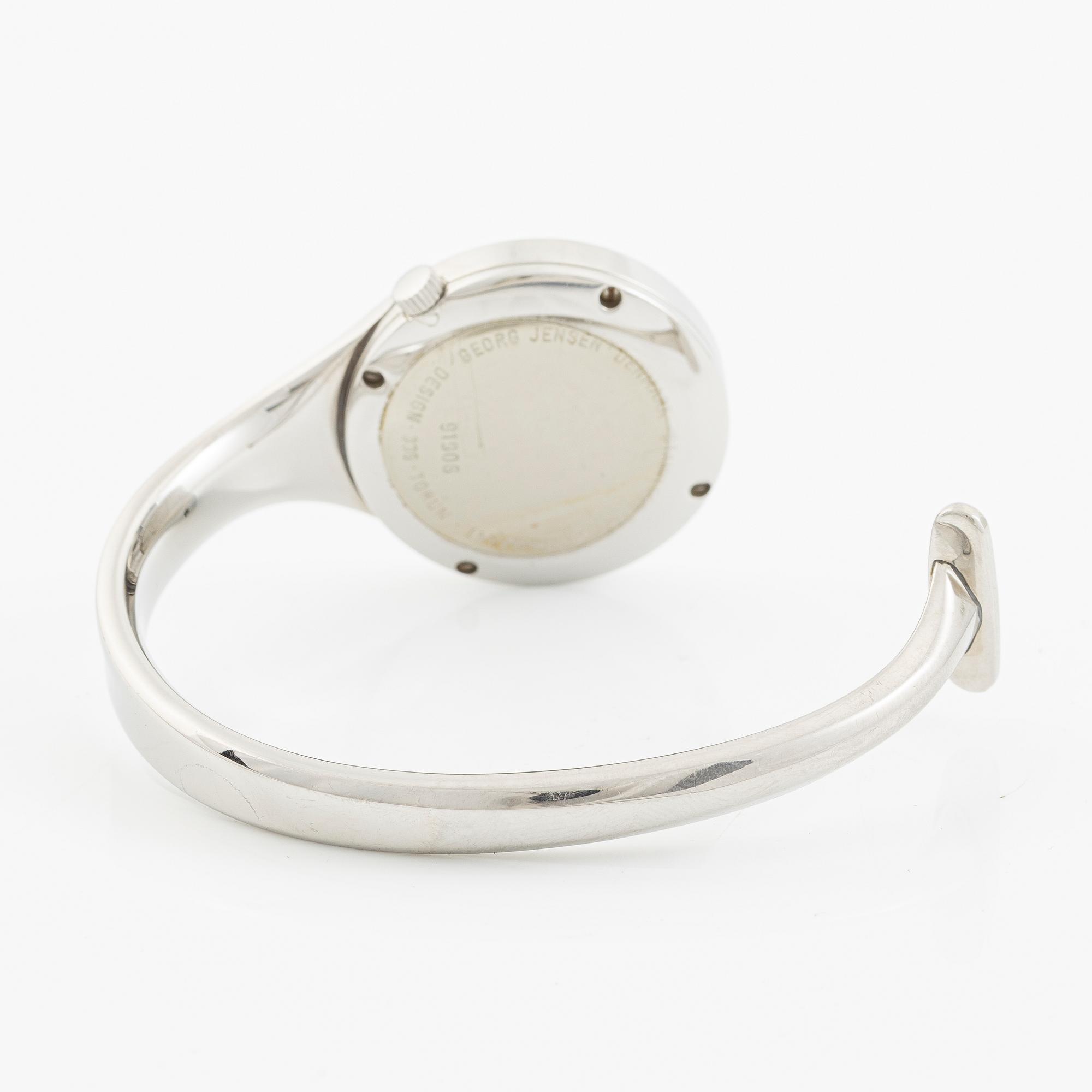 Georg Jensen, Vivianna, design Torun Bülow, wristwatch, 26,5 mm.