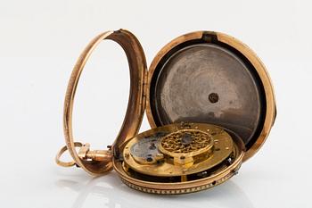 POCKET WATCH, Chevaler et Compagnie, turn of the century 1800, 52 mm.