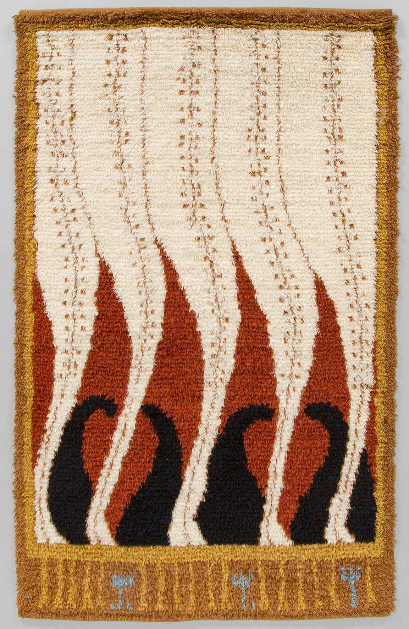 Akseli Gallen-Kallela, ryarug for Friends of Finnish Handicraft. Circa 195 x 120 cm.