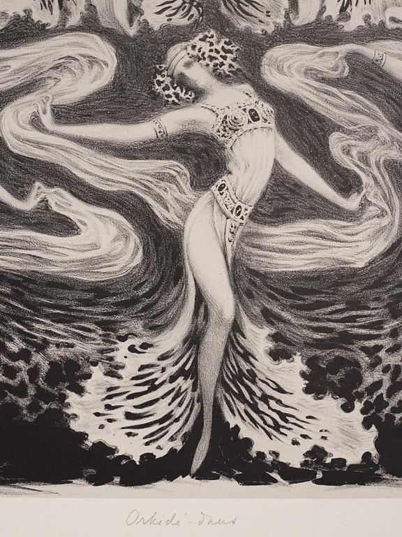 Tyra Kleen, mapp med sju litografier.