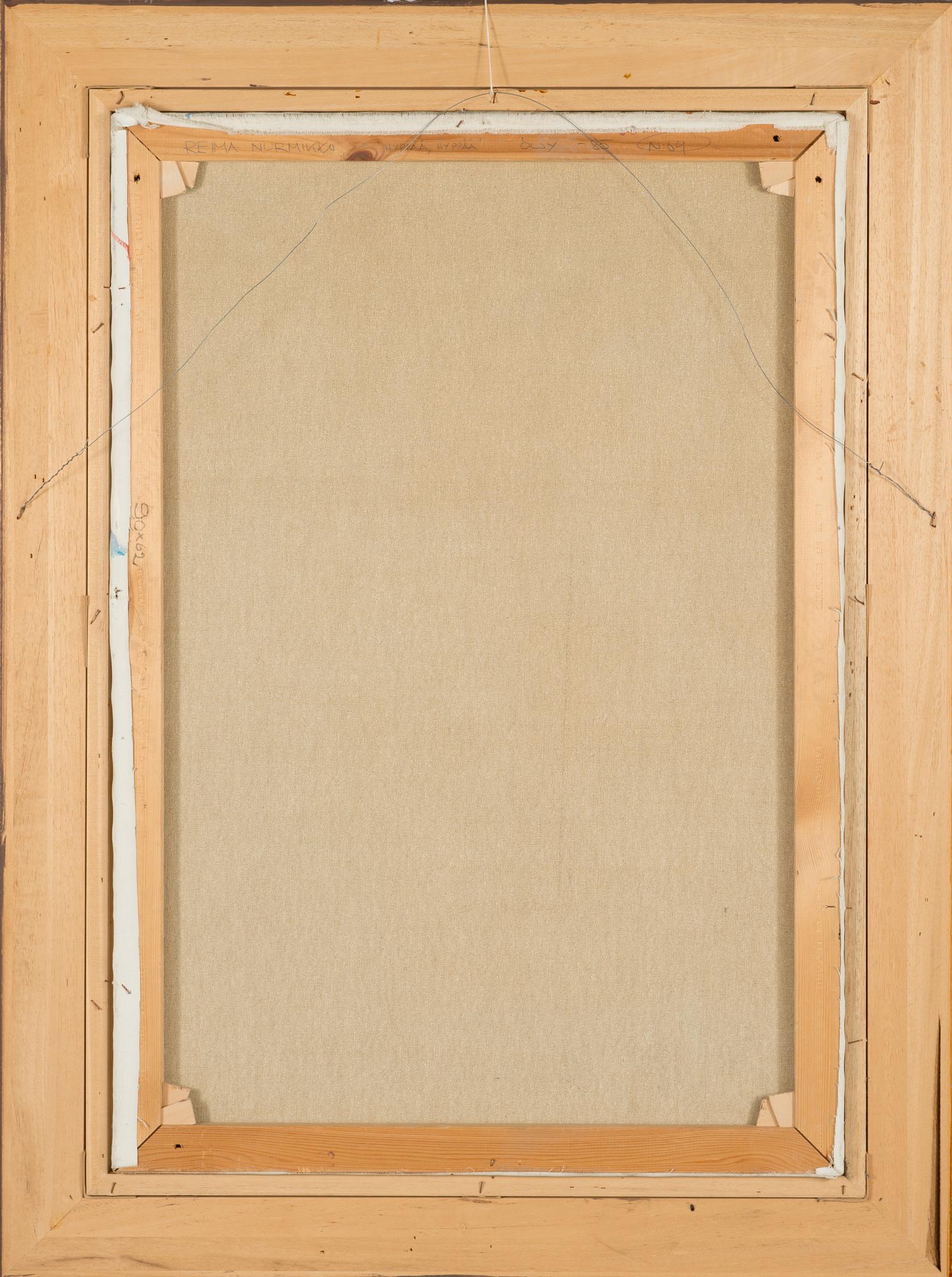 Reima Nurmikko, olja på duk, signerad och daterad -85.