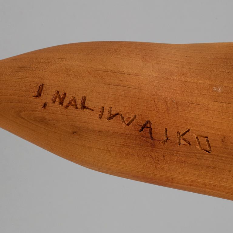JAN NALIWAJKO, skulptur, trä, signerad.