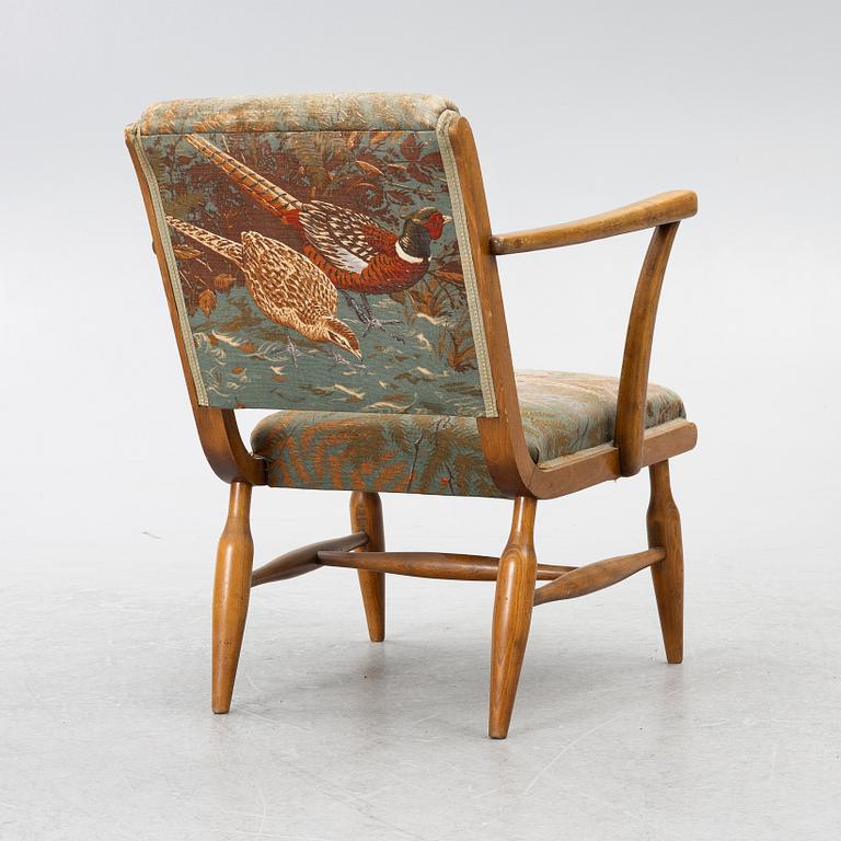 Josef Frank, karmstol, modell "3638" Firma Svenskt Tenn, 1940-tal.