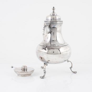 Samovar, nysilver, Firma Svenskt Tenn, 1900-talets andra hälft.