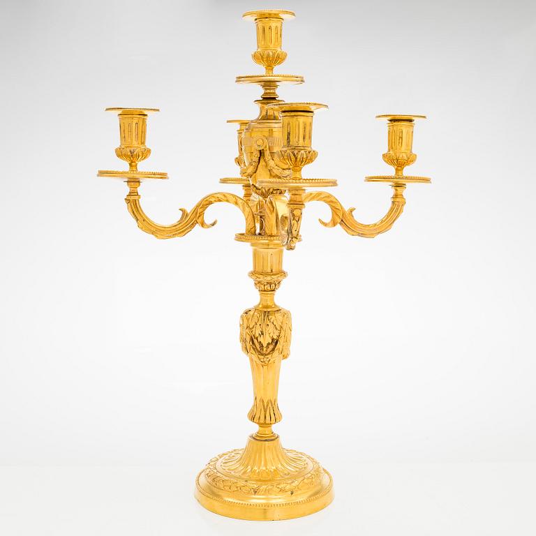 Kandelaber, möjligen Frankrike, 1800-talets senare hälft.