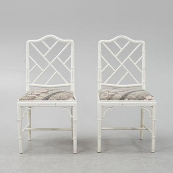 A 7-piece dining group, Miranda of Sweden, late 20th Century.