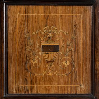 A rosewood veneered sideboard by James Shoolbred & Co, London, circa 1900.