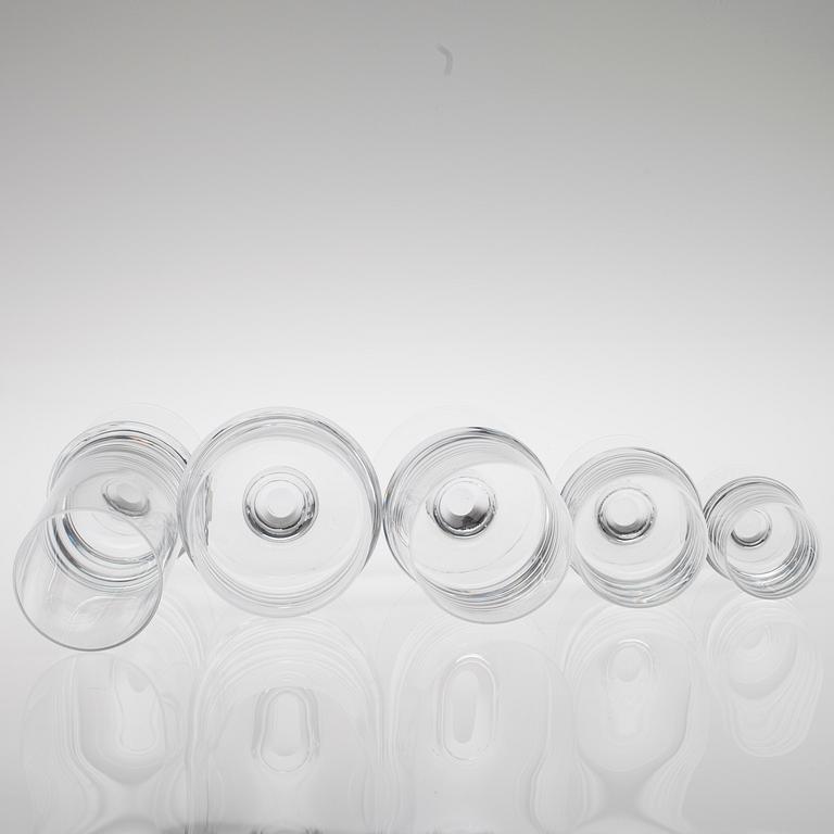 GLASSERVIS, 50 delar, "Marski" Tapio Wirkkala.