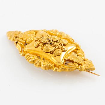 Brooch 18K gold.