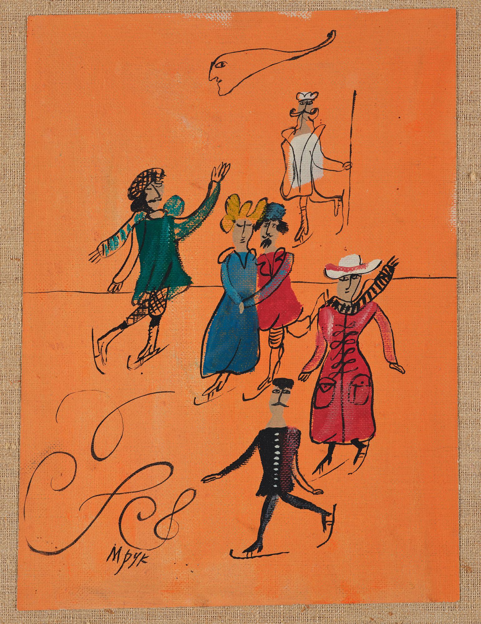 Madeleine Pyk, Skridskobanan.