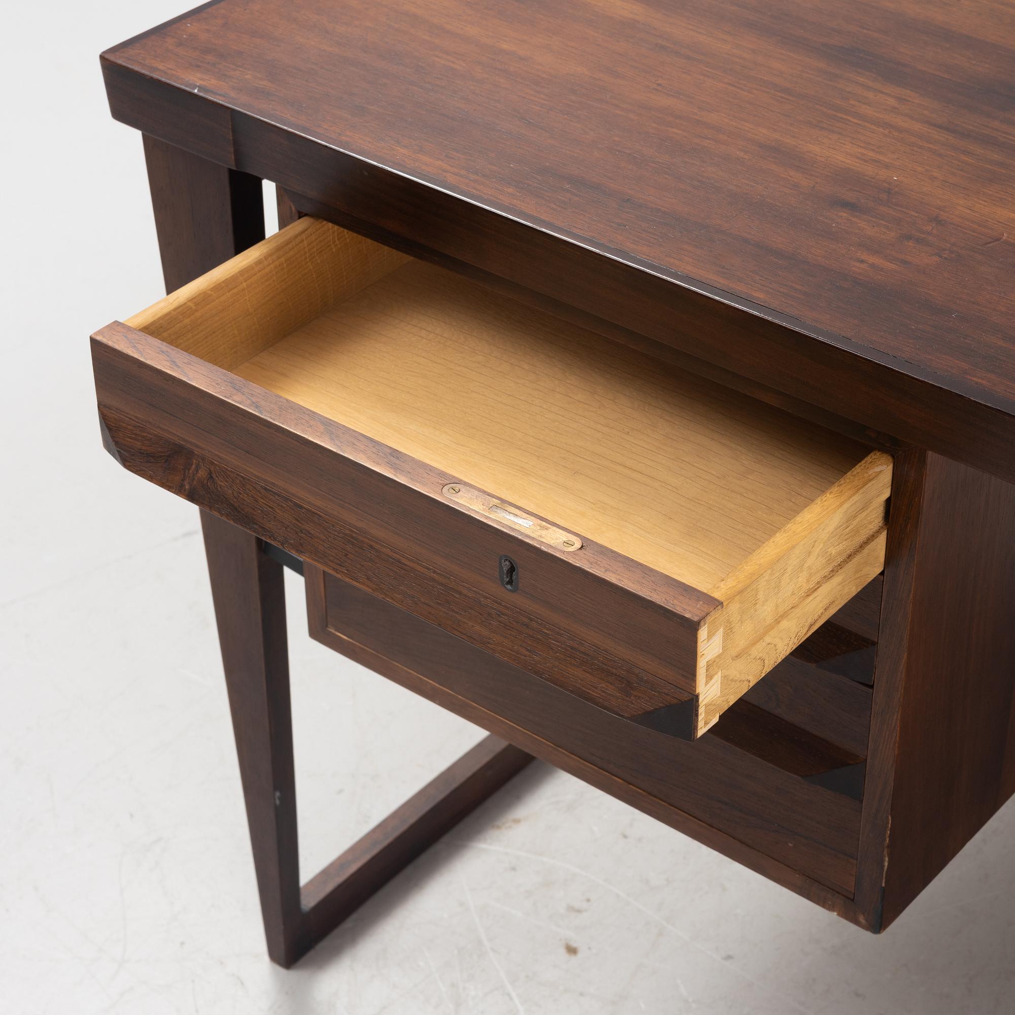 A model 70 writing desk by Kai Kristiansen for Feldballe, 1960's.