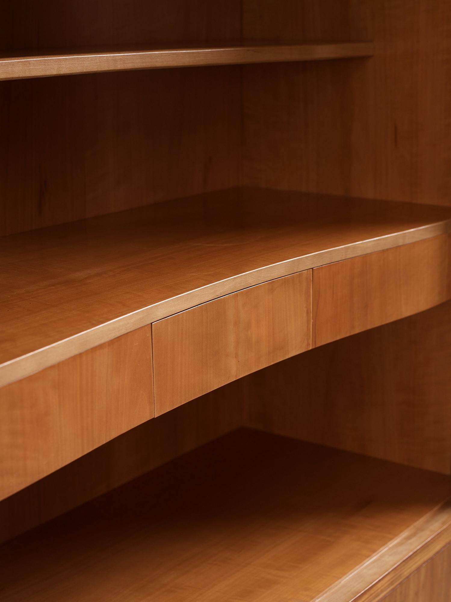 Carl Malmsten, a Swedish Modern cabinet on stand, a journeyman's masterpiece by Sven-Erik Fryklund, Sweden 1942.