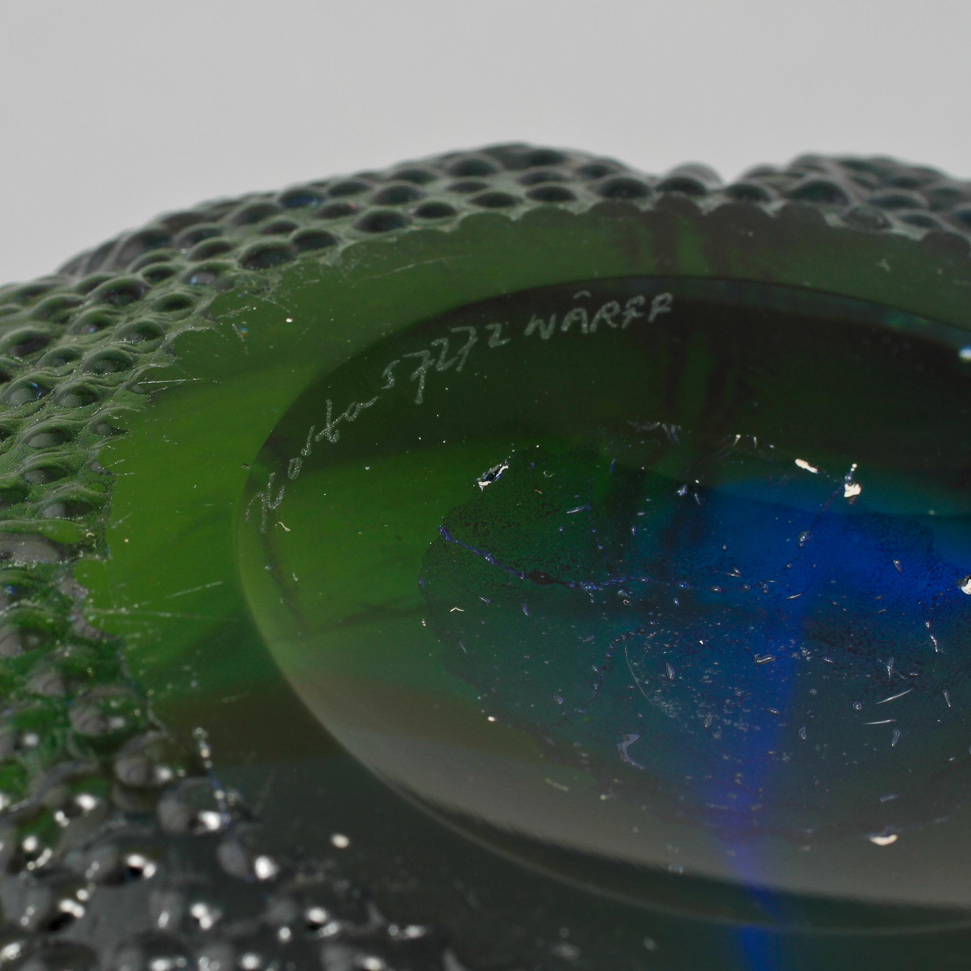 SKÅL, glas, Göran, Wärff, Kosta, signerad och numrerad, 1900-talets andra hälft.