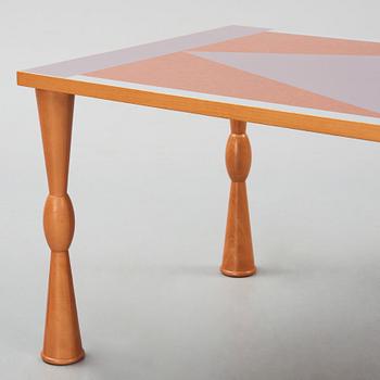 Ettore Sottsass, a "Filicudi" table, Zanotta, Italy, post 1992.