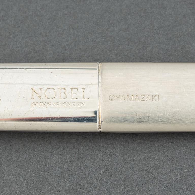 Gunnar Cyrén, a 'Nobel' steel cutlery service, Yamazaki (50 pieces).