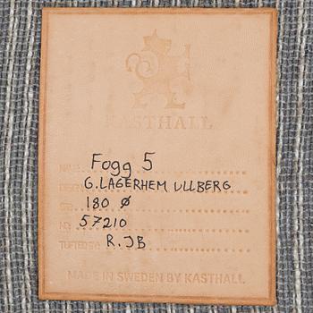 Gunilla Lagerhem Ullberg, rugs 2 pcs, "Fogg 5", Kasthall, diameter approx. 180 and 140 cm.