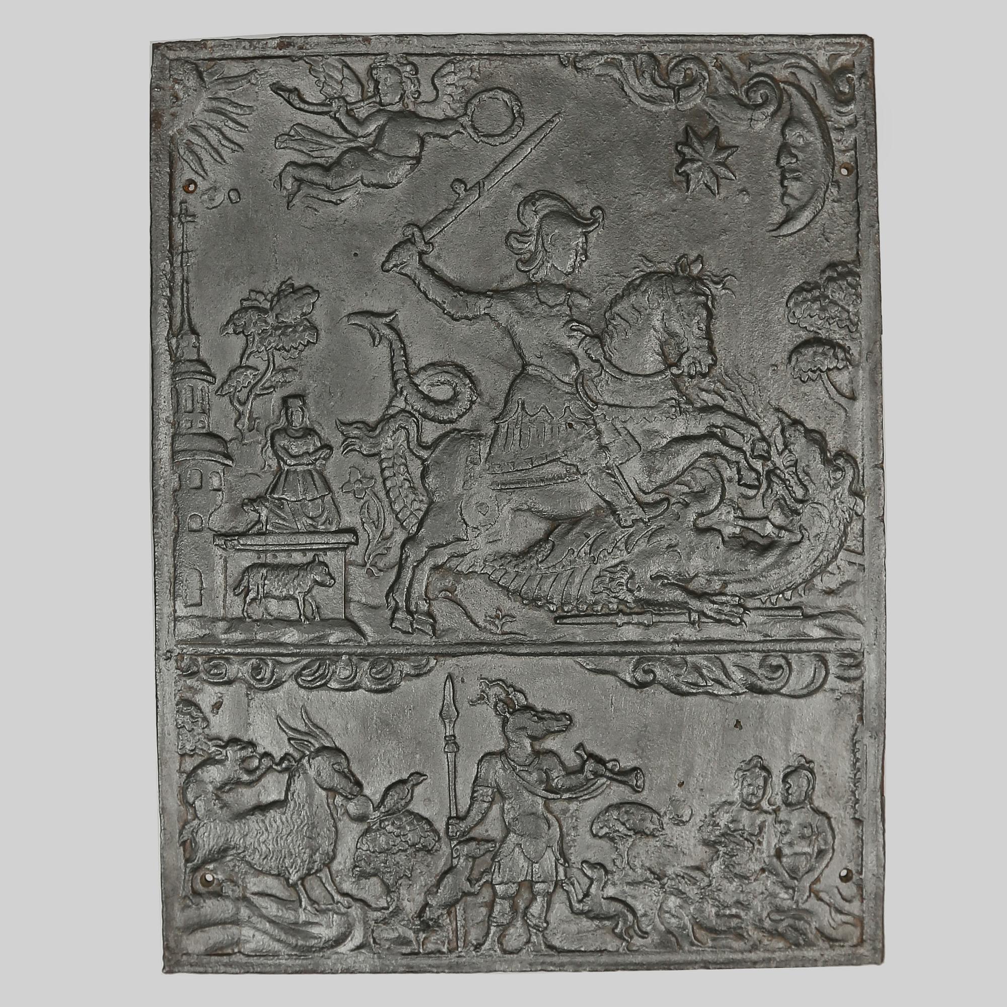 SÄTTUGNSPLATTA, gjutjärn, 1800-tal.