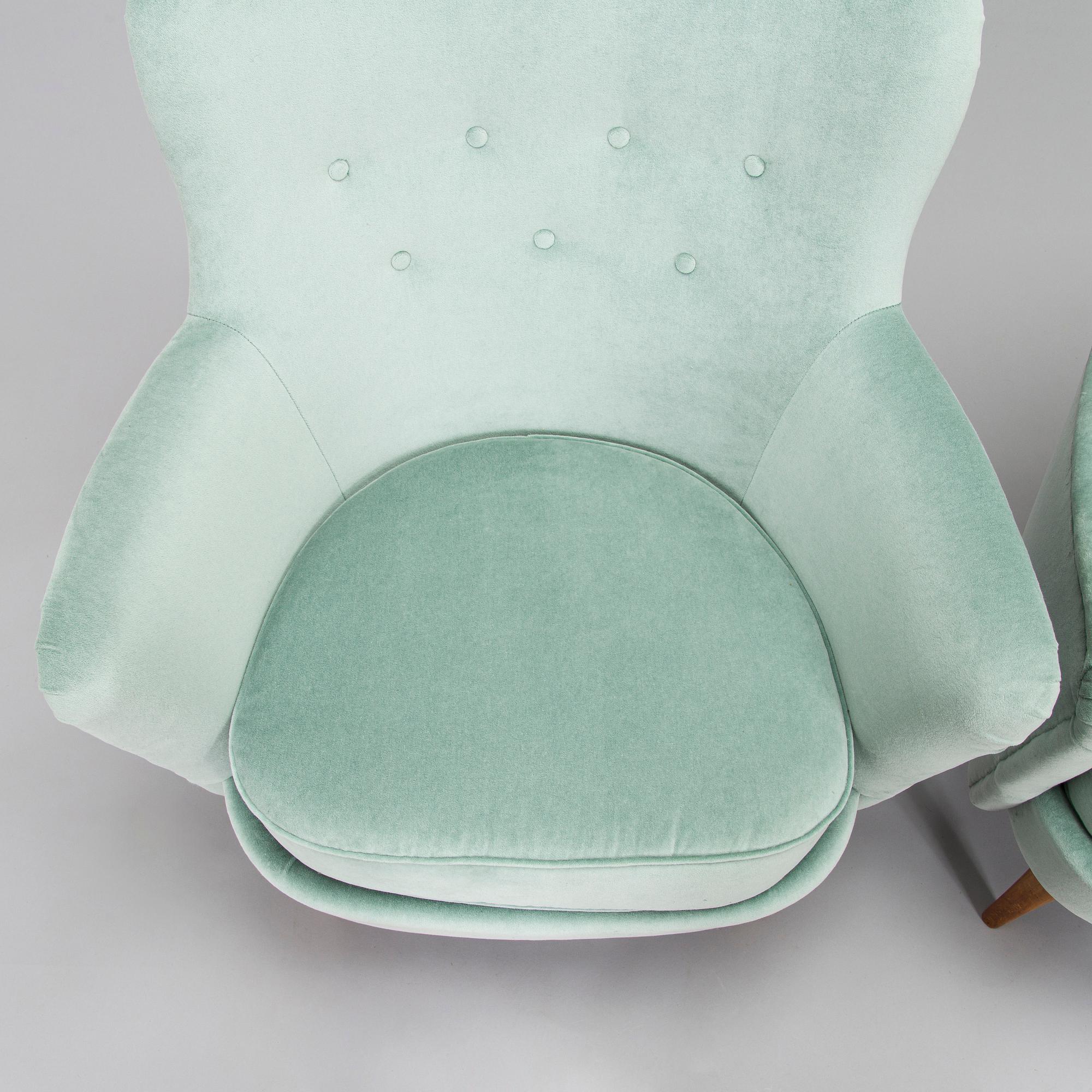 Fåtöljer, ett par, 1900-talets mitt.