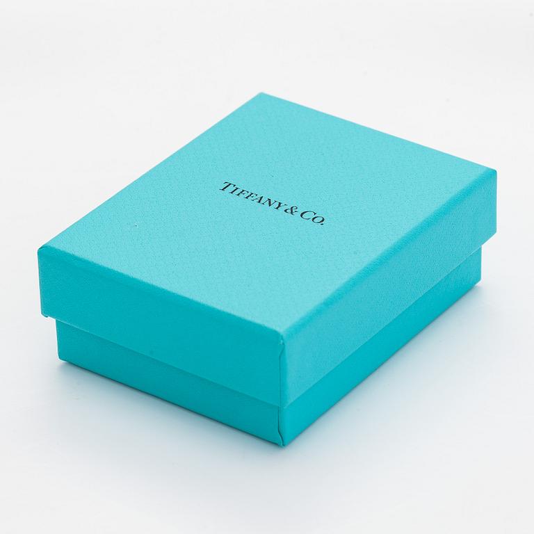 Tiffany & Co, halsband, platina, med en briljantslipad diamant.